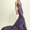 High Luxury Bridal Embroidery Beaded Lace Fabric for Evening Dress