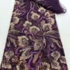 High Quality Bridal Beaded Embroidery Lace Fabric for Evening & Wedding Dress