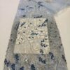 French Elegance Vintage High Quality Sexy Floral Beads Embroidered Organza Lace Fabric for Dress 7525