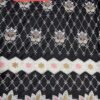 Wholesale Luxury 100% Cotton Floral Embroidery Fabric with Lace Border 2133A-2