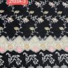 Bulk Order Luxury Cotton Embroidery Lace Border Fabric for Manufacturers & Boutiques