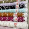 Bulk Order Luxury Cotton Embroidery Lace Border Fabric for Manufacturers & Boutiques
