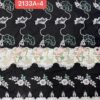 Wholesale Cotton Embroidery Dress Fabric with White Gold Threadwork & Lace Edge