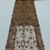 Heavy Beads Embroidery Tube Fabric - Anti-Shedding Beaded Fabric Wholesale Supplier4123