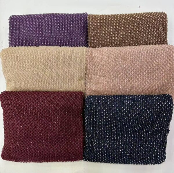 Custom Beaded Embroidery Fabric Wholesale - Small MOQ Bead Tube Fabric Available0521